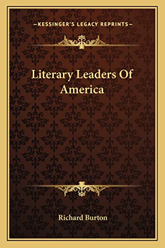 Literary Leaders Of America cover