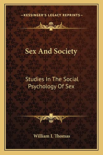 Sex And Society cover