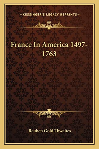 France In America 1497-1763 cover