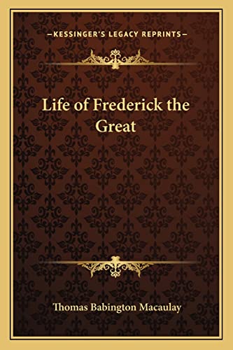 Life of Frederick the Great cover