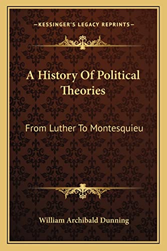 A History Of Political Theories cover