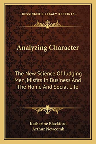 Analyzing Character cover