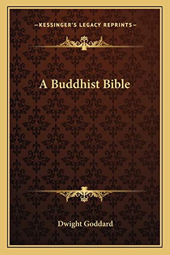 A Buddhist Bible