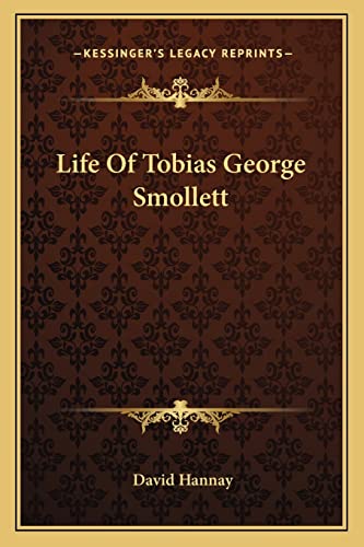 Life Of Tobias George Smollett cover