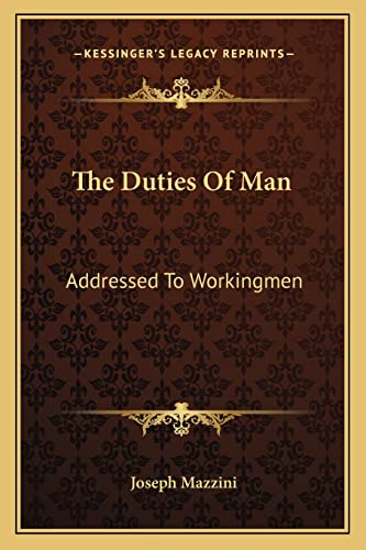The Duties Of Man cover