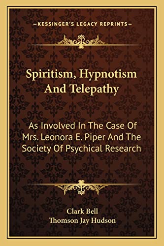 Spiritism, Hypnotism And Telepathy cover