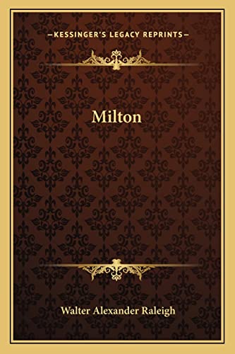 Milton cover