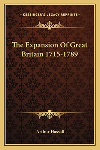 The Expansion Of Great Britain 1715-1789 cover