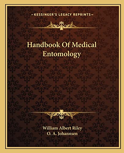 Handbook Of Medical Entomology cover
