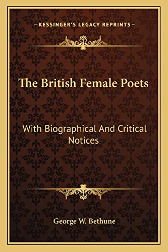 The British Female Poets cover