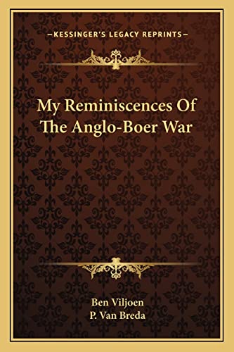 My Reminiscences Of The Anglo-Boer War cover
