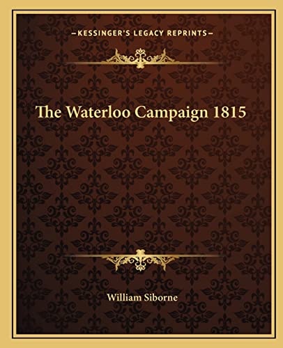The Waterloo Campaign 1815 cover