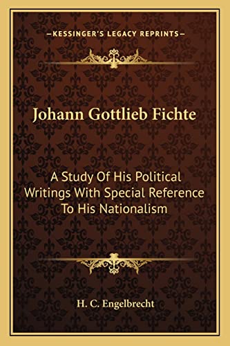 Johann Gottlieb Fichte cover