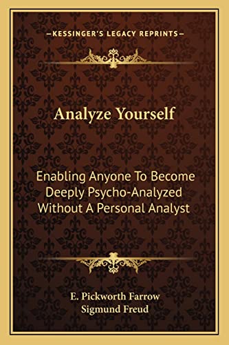 Analyze Yourself cover