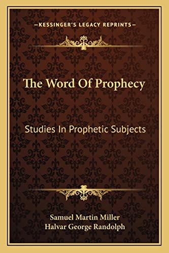 The Word Of Prophecy cover