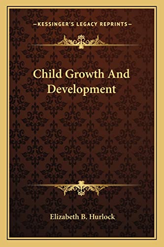 Child Growth And Development cover