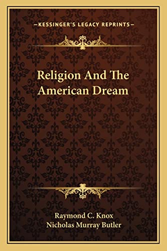 Religion And The American Dream cover