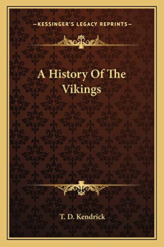 A History Of The Vikings cover