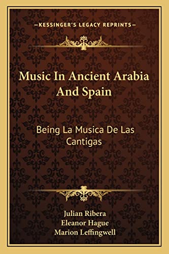 Music In Ancient Arabia And Spain cover