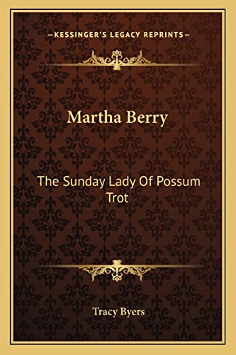 Martha Berry cover