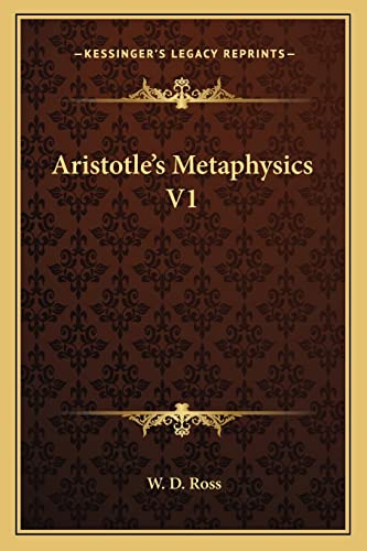 Aristotle's Metaphysics V1