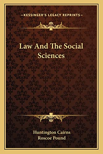 Law And The Social Sciences cover