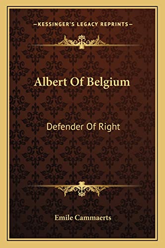 Albert Of Belgium cover