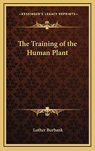 The Training of the Human Plant cover