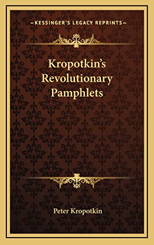 Kropotkin's Revolutionary Pamphlets cover