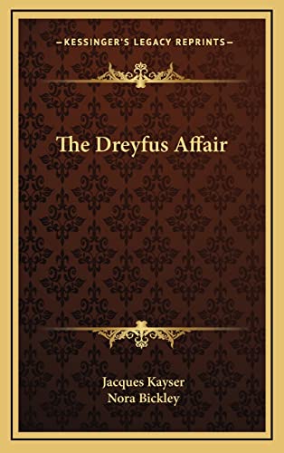 The Dreyfus Affair cover