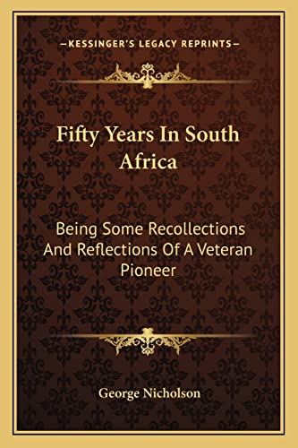 Fifty Years In South Africa cover
