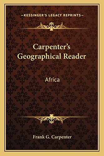 Carpenter's Geographical Reader cover