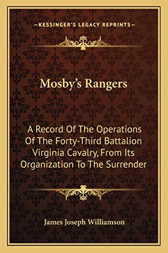 Mosby's Rangers cover