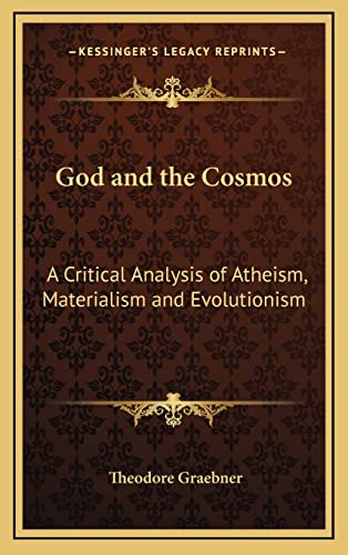 God and the Cosmos cover