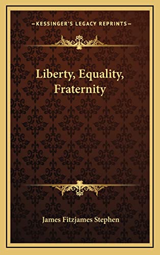 Liberty, Equality, Fraternity cover