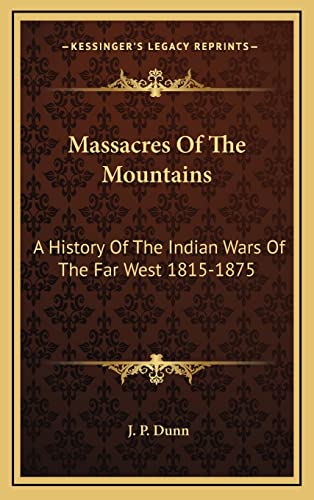 Massacres Of The Mountains cover