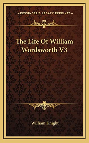 The Life Of William Wordsworth V3 cover
