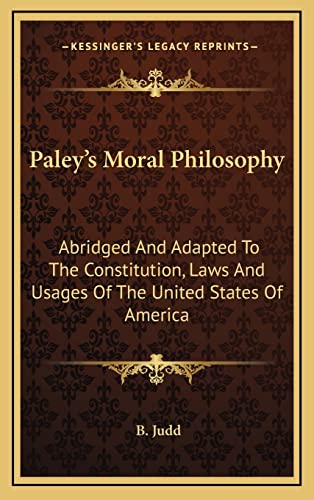 Paley's Moral Philosophy