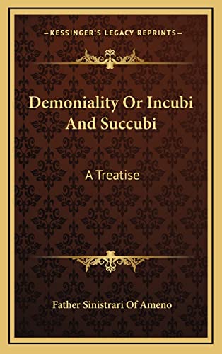 Demoniality Or Incubi And Succubi cover