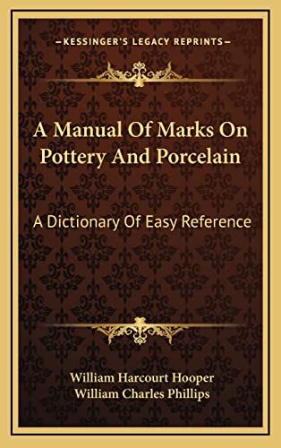 A Manual Of Marks On Pottery And Porcelain cover