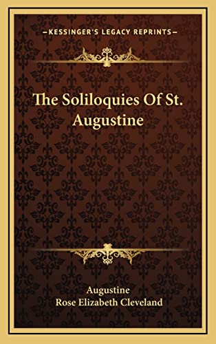 The Soliloquies Of St. Augustine cover