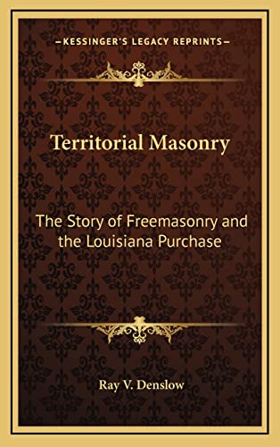 Territorial Masonry cover