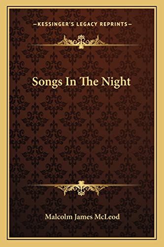 Songs In The Night cover