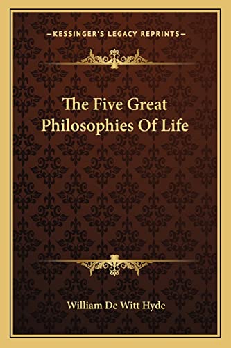 The Five Great Philosophies Of Life cover