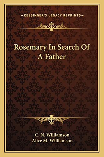 Rosemary In Search Of A Father cover