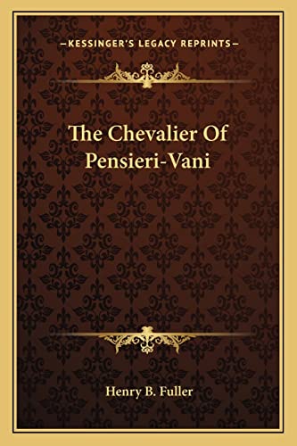 The Chevalier Of Pensieri-Vani cover