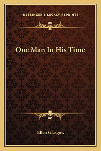 One Man In His Time cover