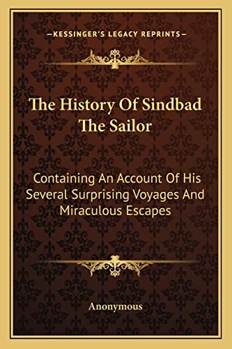 The History Of Sindbad The Sailor cover