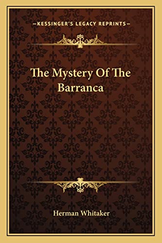 The Mystery Of The Barranca cover