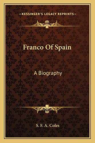 Franco Of Spain cover